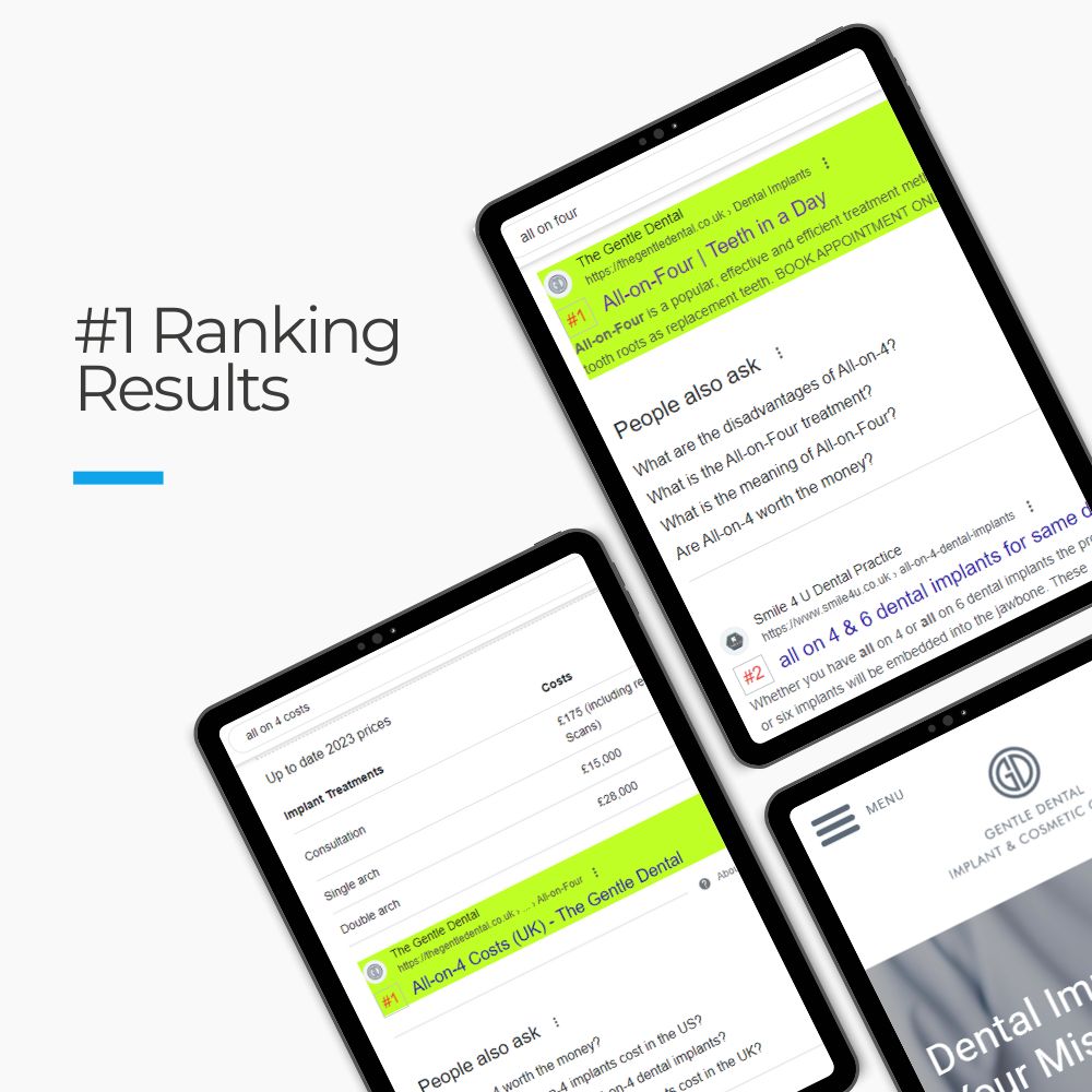 seo ranking results